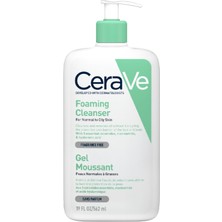Cerave Normal ve Yağlı Ciltler Için Seramid Içerikli Köpüren Temizleyici Yüz Vücut 562 ml