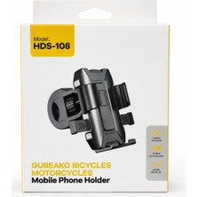 Teknotok Fa Aksesuar Dvip HDS-108 360° Motosiklet ve Bisiklet Telefon Tutucu