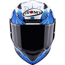 Suomy Track-1 Kask Waves Beyaz