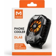 Teknotok Fa Aksesuar Memo Dla8 Fanlı Telefon Soğutucu Siyah