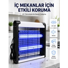 Marsilyan 30 M² Etki Alanlı Mavi Işıklı Sinek Öldürücü Cihaz