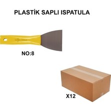 TeknoKapsül Plastik Saplı Ispatula 12 Adet No:8