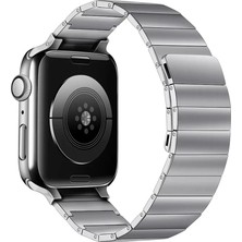 Novis Liora Newface Apple Watch 38MM KR404 Huks Kordon - Gümüş