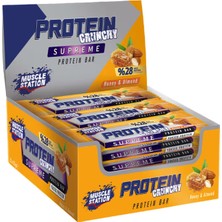 Muscle Station Supreme Crunchy Protein Bar 35 gr 12 Adet - Bal Badem