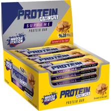 Muscle Station Supreme Crunchy Protein Bar 35 gr 12 Adet - Tuzlu Karamel