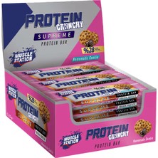 Muscle Station Supreme Crunchy Protein Bar 35 gr 12 Adet - Kurabiye