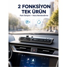 Shopwave LED Işıklı Araç Ön Cam Telefon Numarası Gösterme Aparatı + 3 Seviyeli Hava Nemlendirici Yeni Nesil