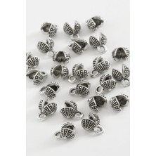 Zero Land Ilkestor 6 mm Noktalı Tesbih Kapama Atı 50 Gram Gümüş Rengi