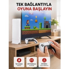 Marsilyan 20.000 Klasik Oyun Dahili Kablosuz Kontrollü Oyun Kutusu
