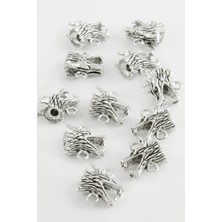 Zero Land Ilkestor 1,5 cm Çift Kulplu Aslan Atı 50 Gram Gümüş Rengi