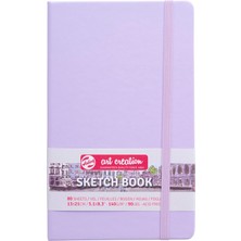 1001 Eskiz Defteri 80 Yaprak, 13 cm x 21 Cm, Pastel Mor