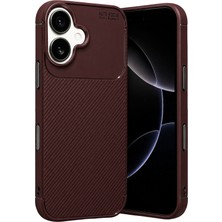 Zngzrmll Newface  Iphone 17 Auto Focus Karbon Kapak - Bordo