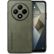 Anka Cep Cep Telefonu Aksesuarları Tekno Tecno Spark 30 Uyumlu Parmak Izi Bırakmaz Deri Görünümlü Silikon Kılıf Kamera Korumalı