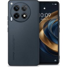 Anka Cep Cep Telefonu Aksesuarları Tekno Tecno Camon 30 (Cl6) Uyumlu Parmak Izi Bırakmaz Deri Görünümlü Silikon Kılıf Kamera Korumalı