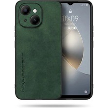 Anka Cep Cep Telefonu Aksesuarları Tekno Tecno Spark 40C (KM4N) Uyumlu Parmak Izi Bırakmaz Deri Görünümlü Silikon Kılıf Kamera Korumalı