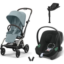 Cybex Eezy S Twist+2 Travel Sistem | Stormy Blue & Aton B2 Bazalı Volcano Black
