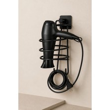 Esmana Living Güçlü Yapışkanlı Saç Kurutma Makine Askısı Fön Makinesi Tutacağı