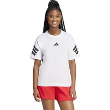 adidas W Fi 3S Kadın Beyaz Günlük Stil T-Shirt JE0238