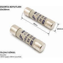 Tech 10X38MM Seramik Sigorta Gecikmeli 32A