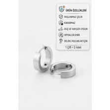 Blisse Piercing Unisex Klasik Model Cerrahi Çelik Halka Küpe