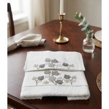 Fiesta Ilgın Süzene Bambu Bürümcük Analı Kızlı Havlu Seti (1 Adet 30X50 cm ve 1 Adet 50X90 cm ) %70 Bambu %30 Pamuk