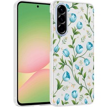 Galaxy A36 Kılıf Çiçek ve Fiyonk Desenli Kamera Yükseltili Wolf Dizayn Premium