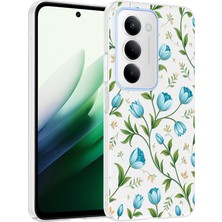 Xiaomi Redmi 15 Kılıf Çiçek ve Fiyonk Desenli Kamera Yükseltili Axaktif Premium