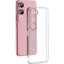 Heptek İletişim Vivo Y31 5g Kılıf Kamera Korumalı Şeffaf Kalın Üstün Koruma Silikon Hptk
