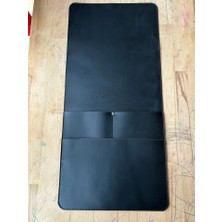 LWA Leather Deri Koltuk Kolçak Düzenleyici, Dergiler, Tabletler, Uzaktan Kumandalar ve Kitaplar Için 3 Cepli El Yapımı Büyük Boy