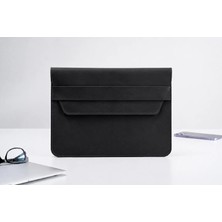 LWA Leather Hakiki Eskitme Deri Zarf Tipi Laptop Kılıfı - 13-17 Inç MacBook & Laptop Uyumlu Çanta 14"