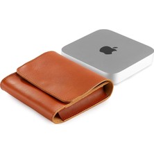 LWA Leather El Yapımı Bitkisel Tabaklanmış Deri Mac Mini Kılıfı: Lüks Düzenleyici M4