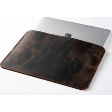 LWA Leather El Yapımı Deri MacBook Kılıfı, Ince MacBook 15" Kılıfı (Air ve Pro Modelleri Için) Ince Kılıf