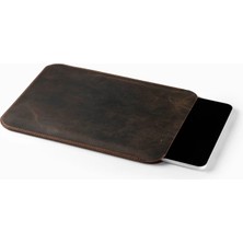 LWA Leather Keçe Astarlı Deri iPad Kılıfı, iPad Pro 12.9", iPad 2.-6. Nesil, iPad Mini, iPad Air, iPad Pro 11", iPad Pro 10.5", iPad Pro 9.7" Için El Yapımı iPad Kılıfı. iPad Mini 7. Nesil