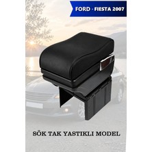 Automod Fiesta 2007 Uyumlu Siyah Deri Yastıklı Model Lüks Tip Kol Dayama