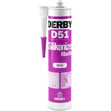 Bezos D51 500GR Silikonize Mastik Beyaz 1 Adet