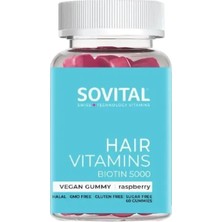 Sovital Hair Vitamins Swiss Technology 60 Vegan Gummies