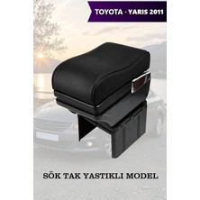 Automod Yaris 2011 Uyumlu Kol Dayama Lüks Tip Siyah Deri Yastıklı Model