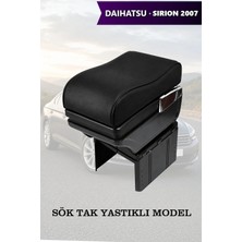 Automod Daihatsu Sirion 2007 Uyumlu Kol Dayama Lüks Tip Siyah Deri Yastıklı Model