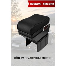 Automod Hyundai Getz 2010 Uyumlu Siyah Deri Kol Dayama Lüks Tip Yastıklı Model