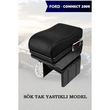 Automod Connect 2009 Uyumlu Siyah Deri Kol Dayama Yastıklı Model Lüks Tip