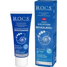 R.O.C.S. Rocs Aktif Kalsiyum Beyazlatıcı Diş Macunu 75 ml