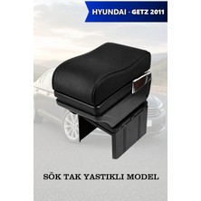 Automod Hyundai Getz 2011 Uyumlu Lüks Tip Yastıklı Model Kol Dayama Siyah Deri