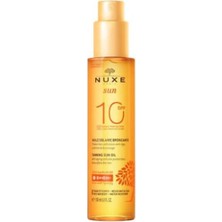 Nuxe Huile Solaire Bronzlaştırıcı Yüz ve Vücut Yağı SPF10 150 ml