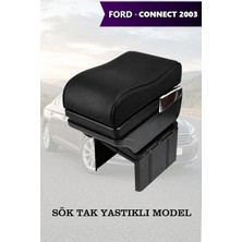 Automod Connect 2003 Uyumlu Yastıklı Model Lüks Tip Siyah Deri Kol Dayama