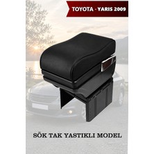 Automod Yaris 2009 Uyumlu Kol Dayama Yastıklı Model Lüks Tip Siyah Deri