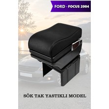 Automod Focus 2004 Uyumlu Yastıklı Model Kol Dayama Siyah Deri Lüks Tip