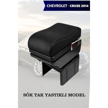 Automod Chevrolet Cruze 2014 Uyumlu Kol Dayama Lüks Tip Siyah Deri Yastıklı Model