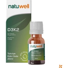 Natuwell Vitamin D3K2 Damla 20 ml