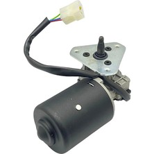 Başkurt 24V Silecek Motoru Ağır Hizmet (Uzun Mil) (Adaptör Flanşlı) (L) Unıversal