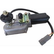24V Silecek Motoru Tek Milli + Sabit Mil 90° Kabin (Uzun Mil)
